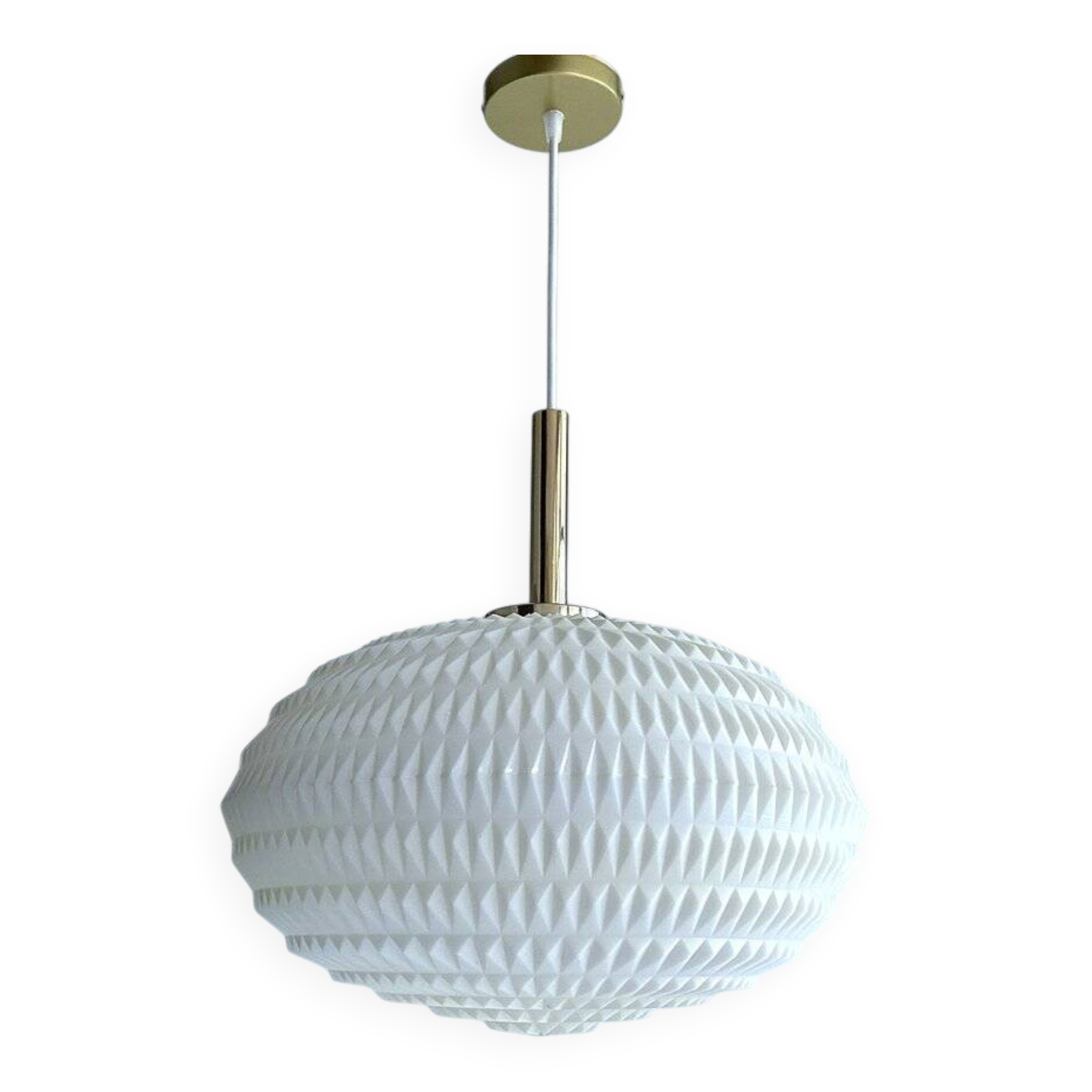Vintage scandinavian pendant light , 1960s