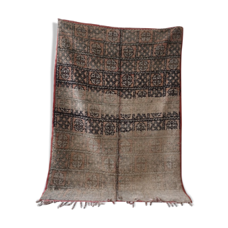 Berber carpet with short hair type Moroccan Kilim