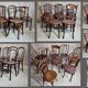 Mix 8 Viennese bistro chairs early twentieth century