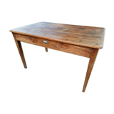 Antique farmers table French kitchen table walnut