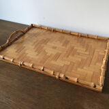 Bamboo marquetry tray