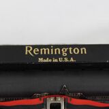 Machine à écrire ancienne Remington portable 1930 made in USA - Idéal déco