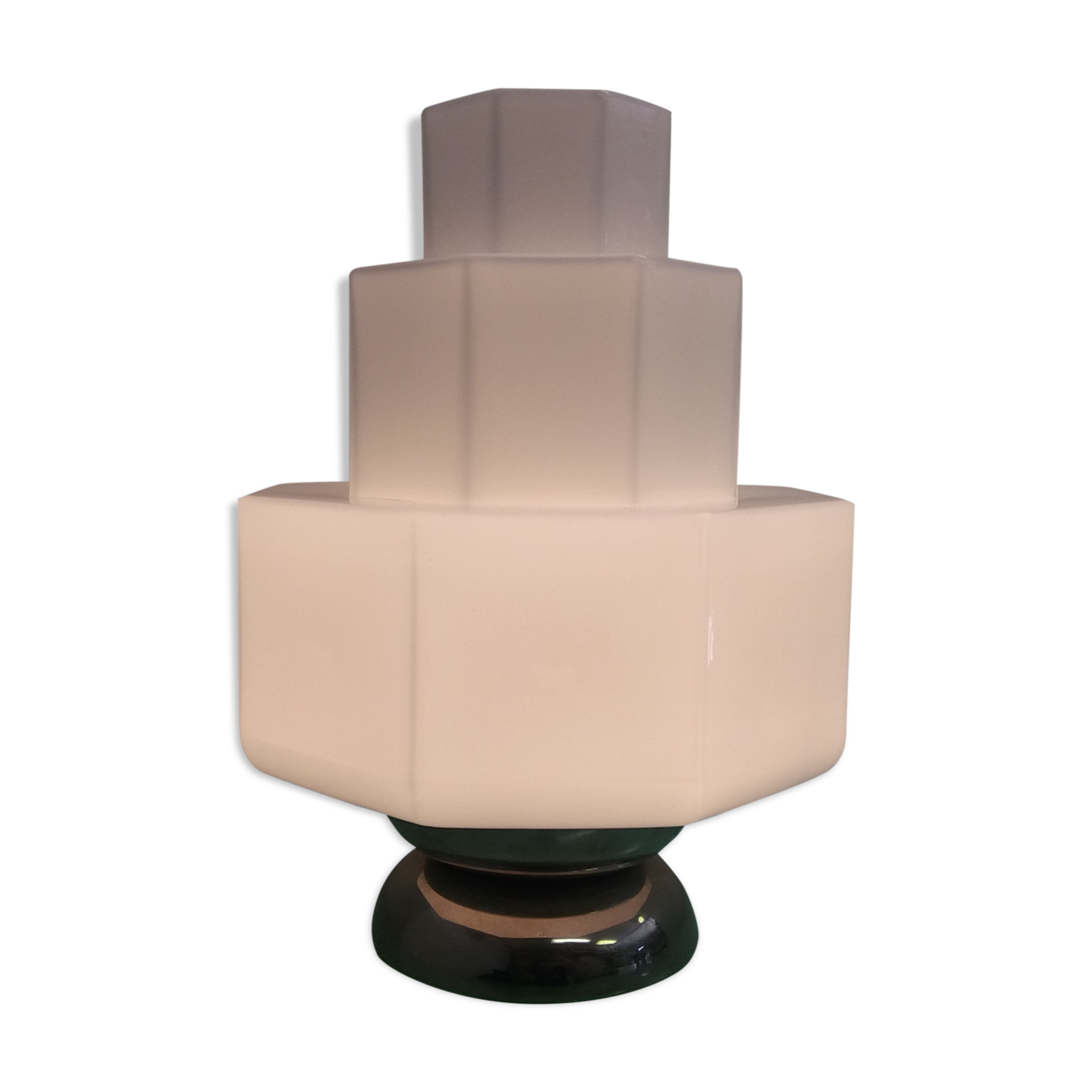 Lampe de table de conception fonctionnalisme années 1940.