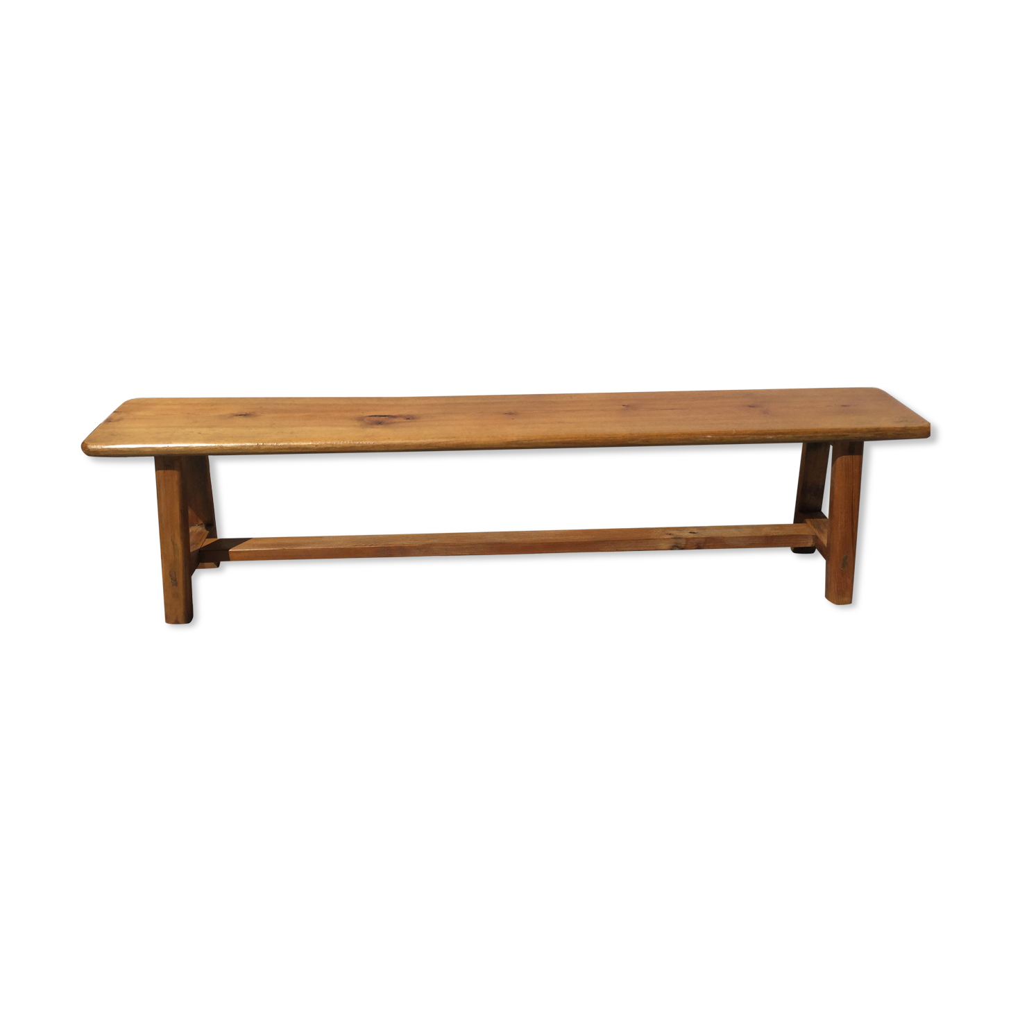 Solid pine bench
