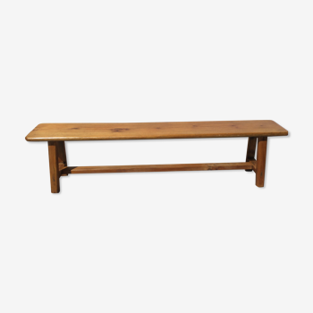 Solid pine bench