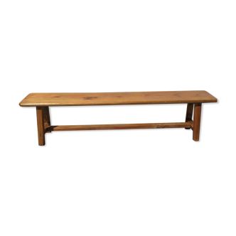 Solid pine bench