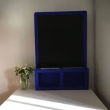 Magnetic chalk board with its vintage magnets