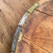 Plat touareg en bois rond XL
