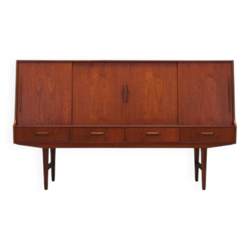 Teak highboard, Danish design, 1960s, production: Denmark