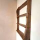 Solid wood wall shelf / storage shelf