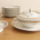 Service de table complet, porcelaine de Limoges et dorures, LOT 2