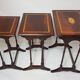 Inlaid trundle table 19th