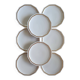 8 octagonal plates by Bernardaud