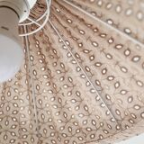 Suspension ajourée forme conique "Malala broderie anglaise"