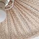 Openwork conical-shaped suspension "Malala broderie anglaise"