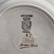 9 dessert plates Sarreguemines Digoin Regence gold and red