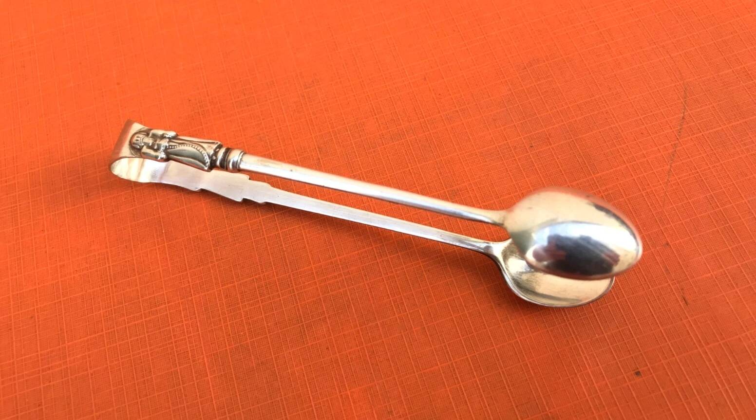 1900s Sugar tongs Religious decoration Apostle