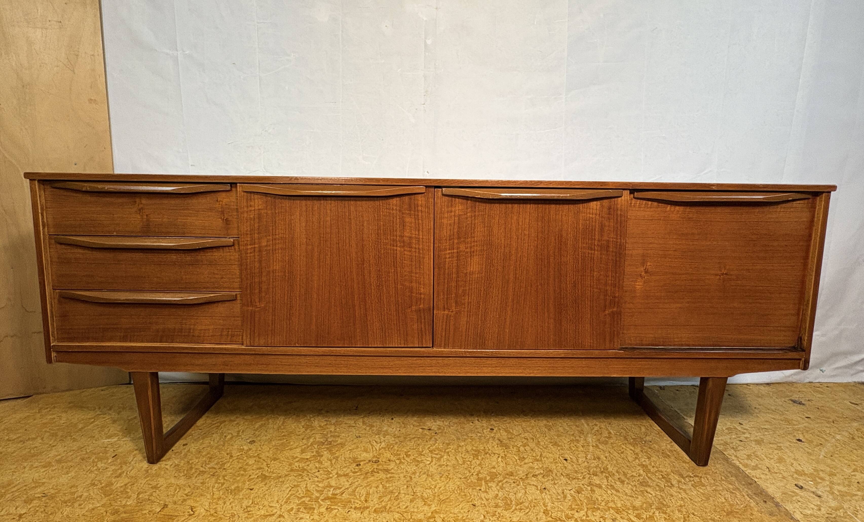 Stonehill Mid Century RetroTeak Sideboard British Design Icon ScandinavianD
