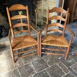1 set of 2 armchairs