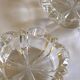 Lot de 2 cendriers / vide poches en cristal de Reims