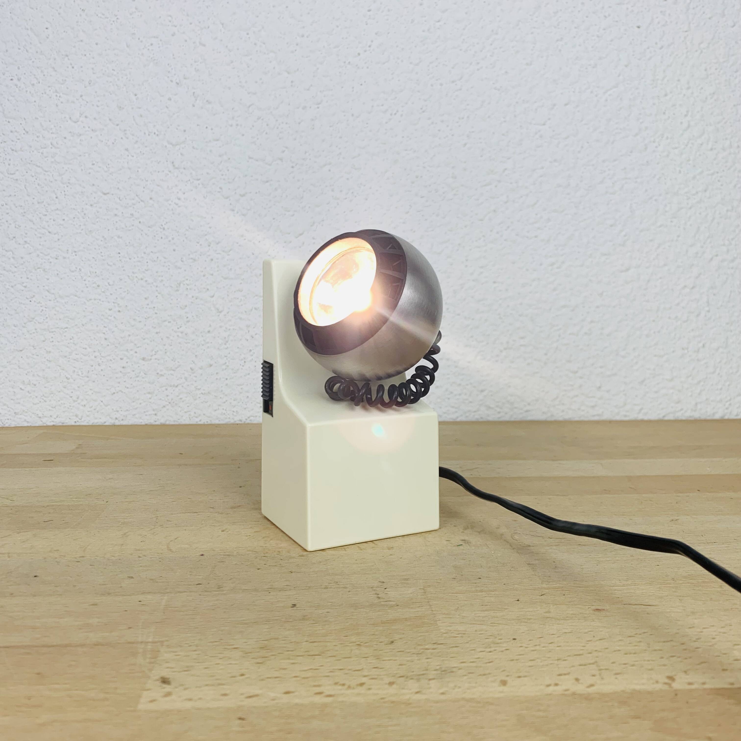 Osram space age eyeball spot lamp, 70s