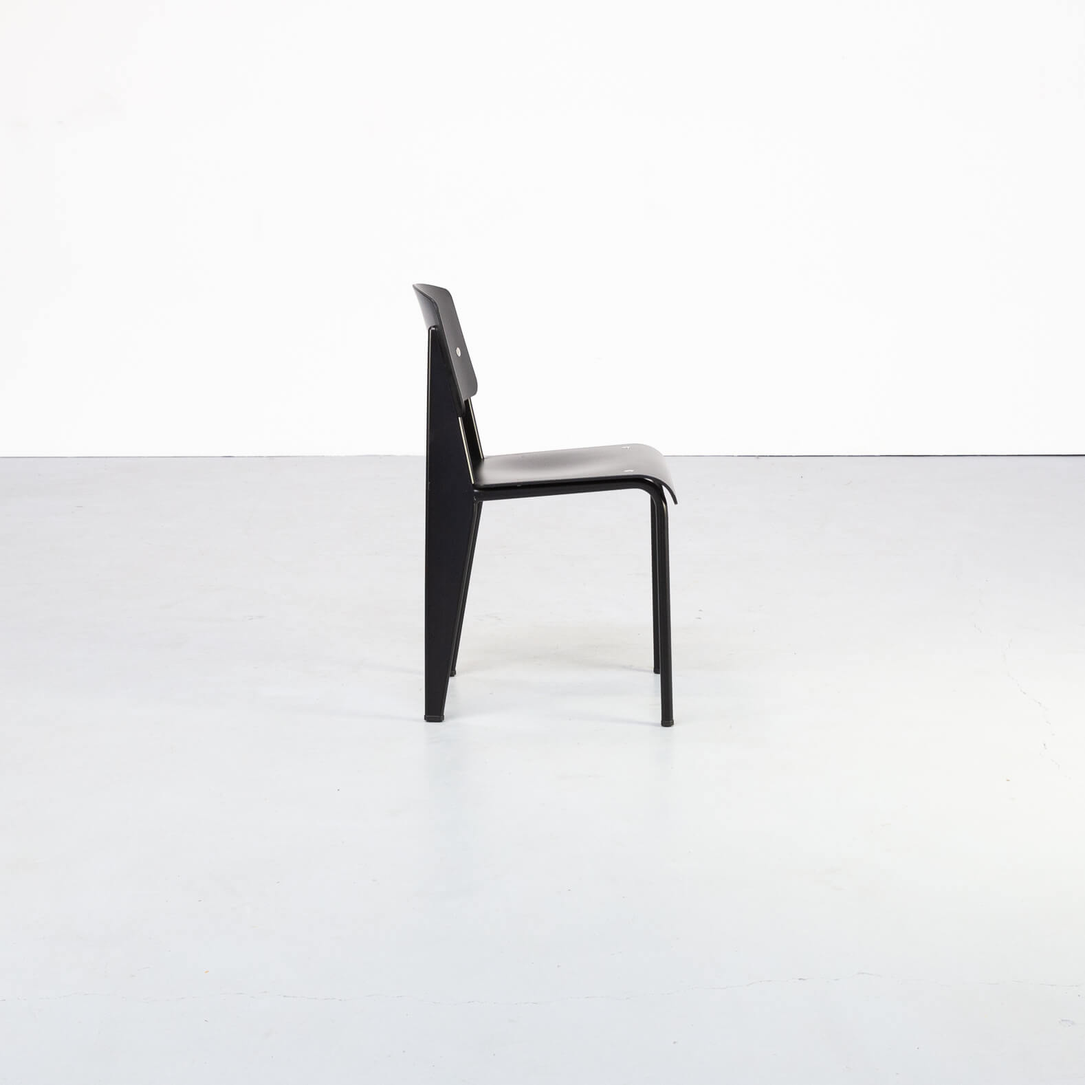 Jean Prouvé ‘Standard-SP’ dining chair for Vitra set/6