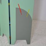 Vintage screen made up of 4 wooden panels reproducing the painting by tamara de lempicka 1925.