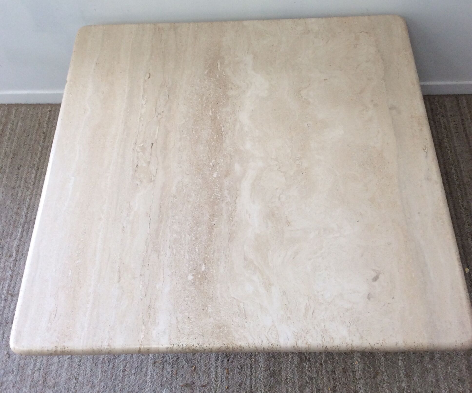 Travertine coffee table from the 70s