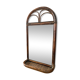 Miroir en rotin vintage