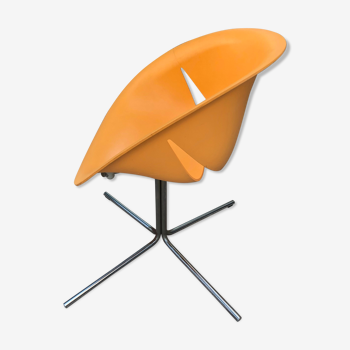 Fauteuil design orange
