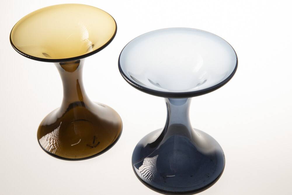 Pair of Havana tulip vases by Holmegaard