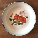 Set of 6 Peacock hollow plates