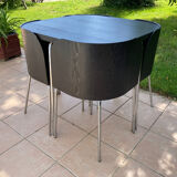 Black set fusion for ikea 1 table with 4 chairs