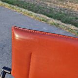 Set of 2 Matteo Grassi leather chairs