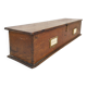 Varnished wooden box Hotel vintage storage