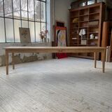 XL farmhouse table in beech and pine 3m