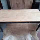 Old table feet turned