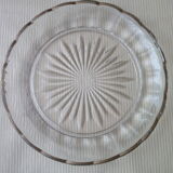 Old moulded pressed glass cheese bell