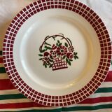 Set of 9 Badonviller plates