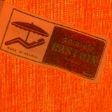 Vintage orange umbrella