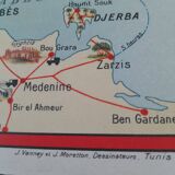Map La Tunisie Touristique
