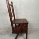 Échelle / chaise de bibliothèque antique