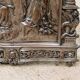 Copper plaque, Annunciation, signed Edouard Thiébaut