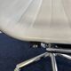 Vintage white leather ICF armchair
