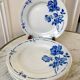 set of 8 St Amand dessert plates Gilbert model 50s