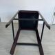 4 rare Matteo Grassi Warm Brown/Bordeaux Red Bark stools