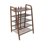Porte-revues scandinave en hêtre, Suède, 1960