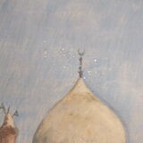 Orientalist painting, unsigned mosque