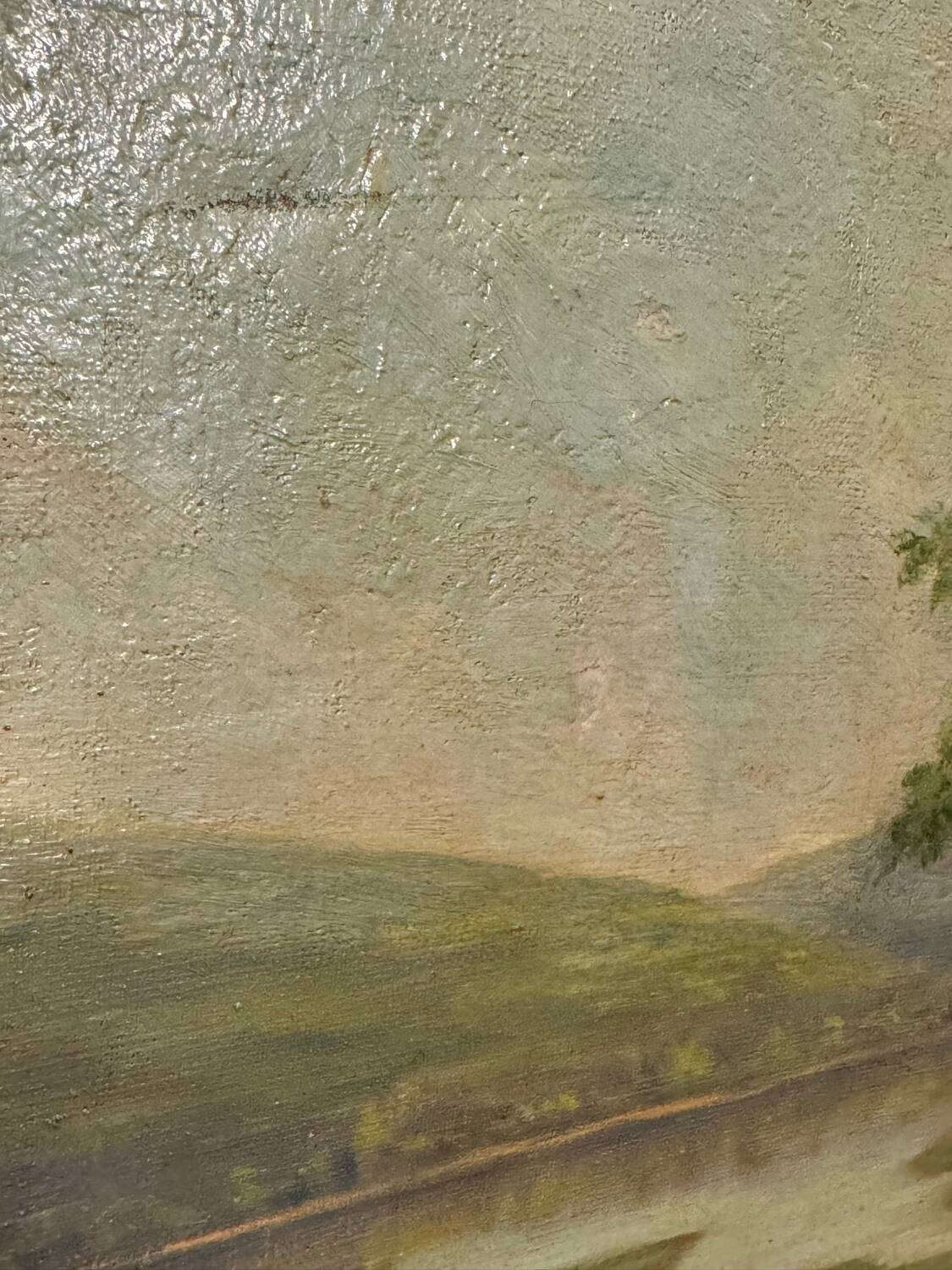 Tableau style Barbizon 19ème