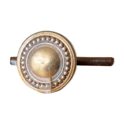 Poignée bouton de meuble vintage style Louis XVI doré à l' or fin